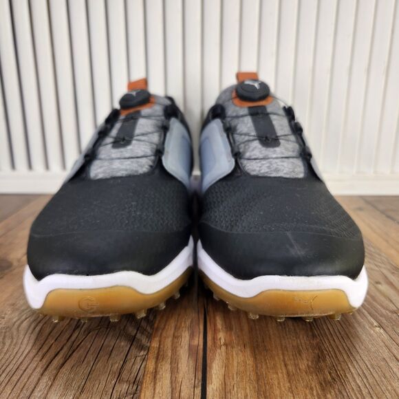 Puma Ignite Elevate Disc Golf Shoes Mens Sz 11.5 Black Gray Spikeless BOA Sport main image 7